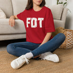 FDT Political Protest Distressed Graphic T-Shirt