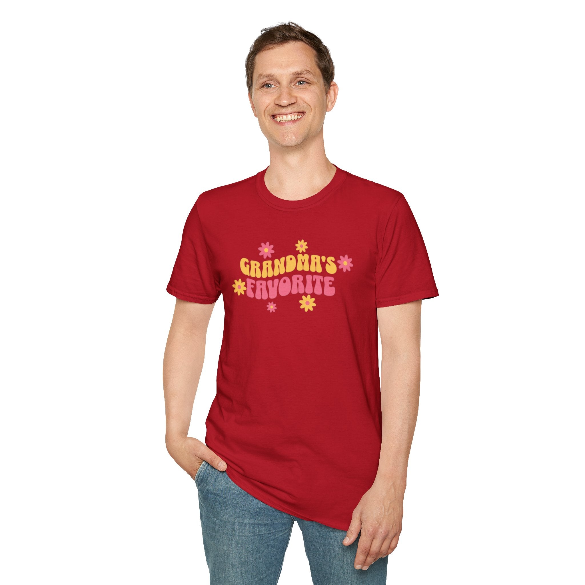 Grandma's Favorite Unisex Softstyle T-Shirt - EqualiTees.Me