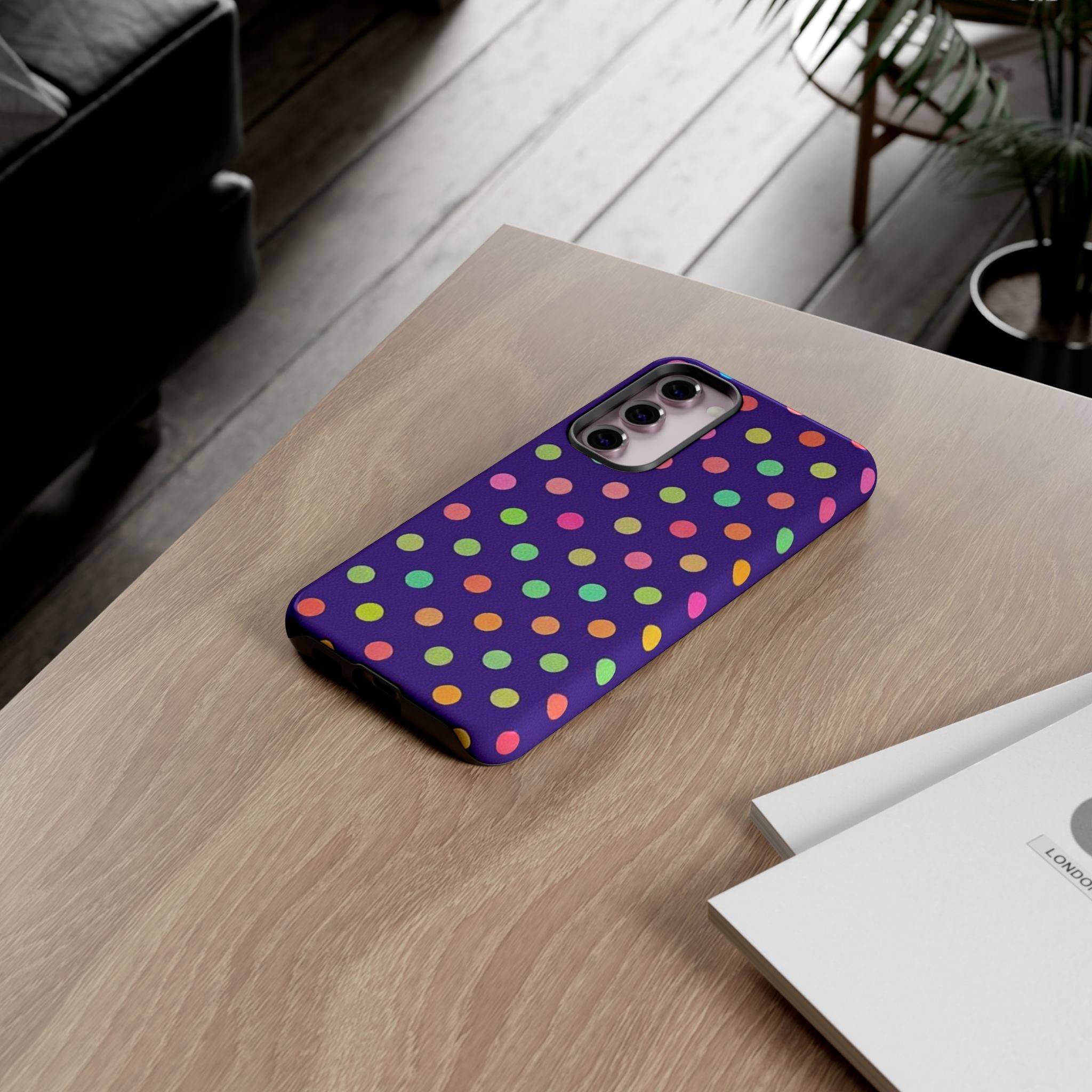 Colorful Polka-Dot Tough Case for Android