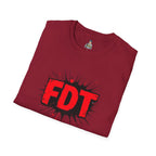 Unisex Softstyle T-Shirt with 'FDT' Graphic - Casual Streetwear for Everyday Style