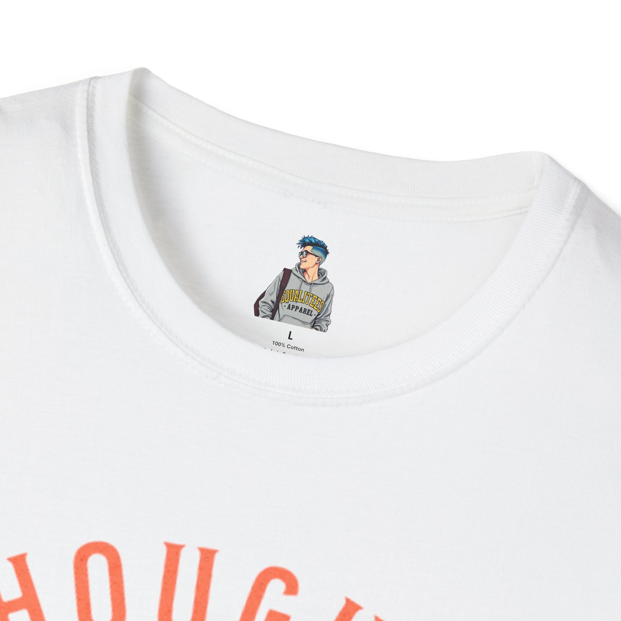 Funny Political Unisex SoftstyleThoughts and Tariffs Tee