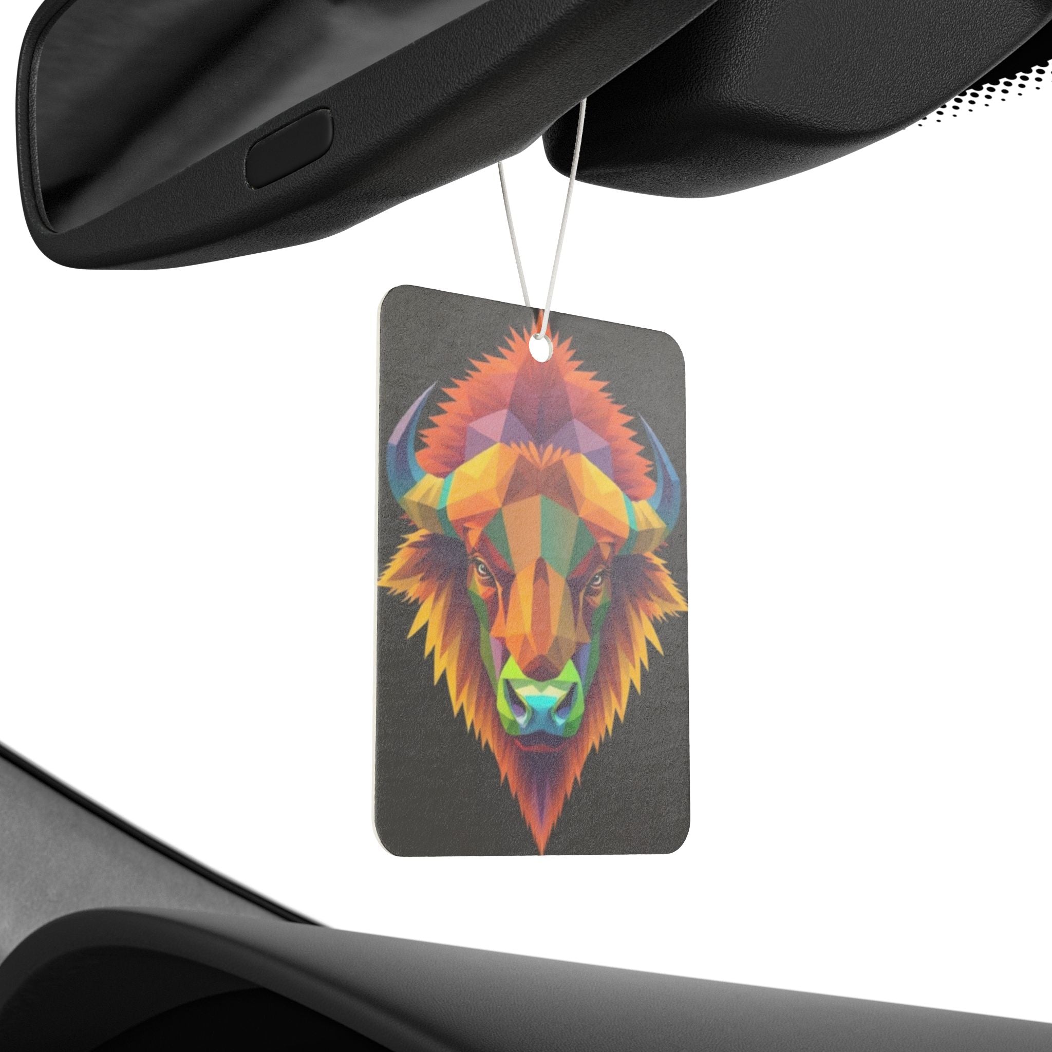 Fractal Bison Design - Car Air Freshener - Eclectic and Aromatic