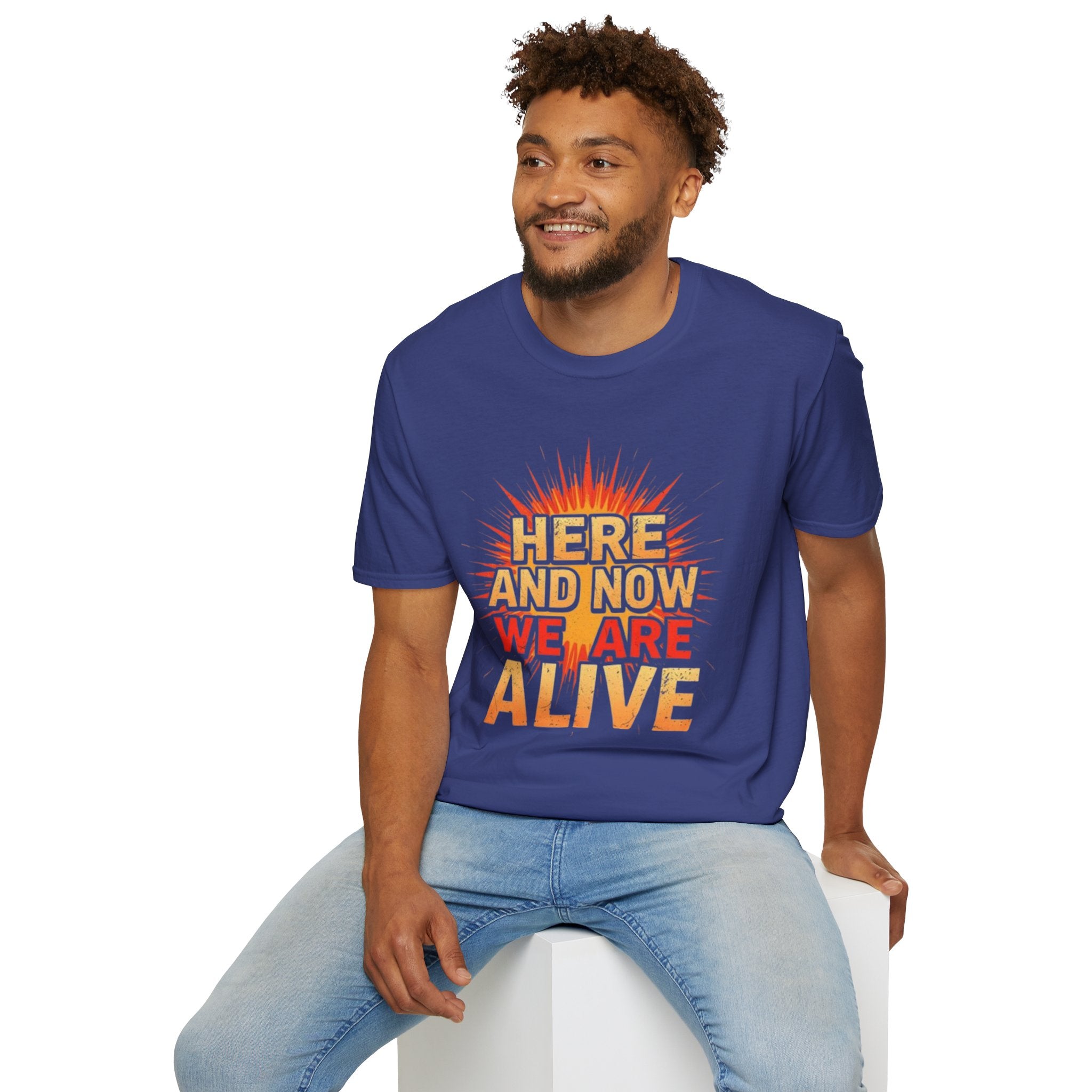 Empowering Statement Tee, Here and Now We Are Alive Our Resistance Matters