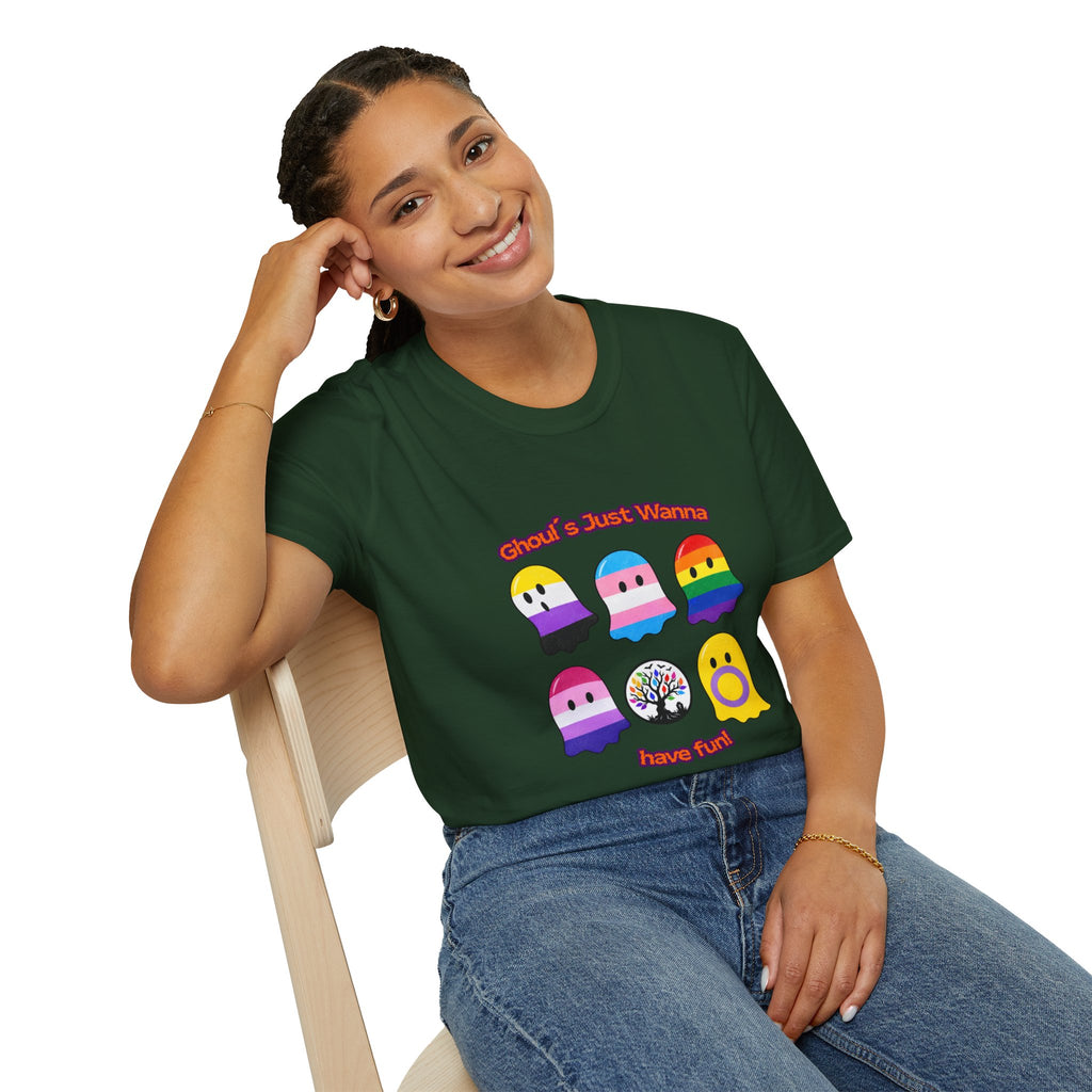 Ghouls Just Wanna Have Fun Pride Tree Las Vegas T-Shirt