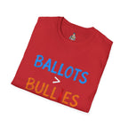 Ballots > Bullies T-Shirt — "I Will Not Be Intimidated" Voter Rights Tee