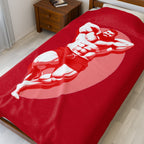 Cuddle Bear Velveteen Plush Blanket – For Comfort and Warmth