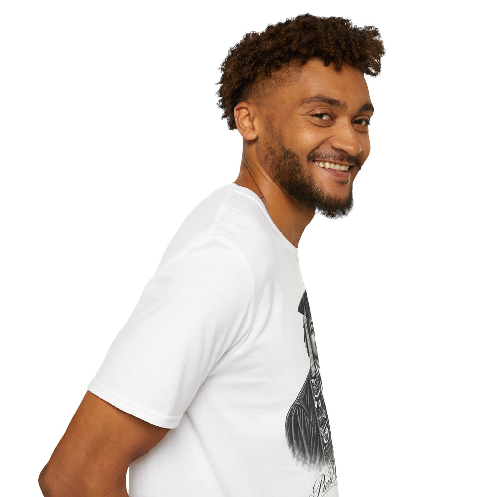 Graduation Portrait Front - In Memory of Pierre Damas Bel T-Shirt
