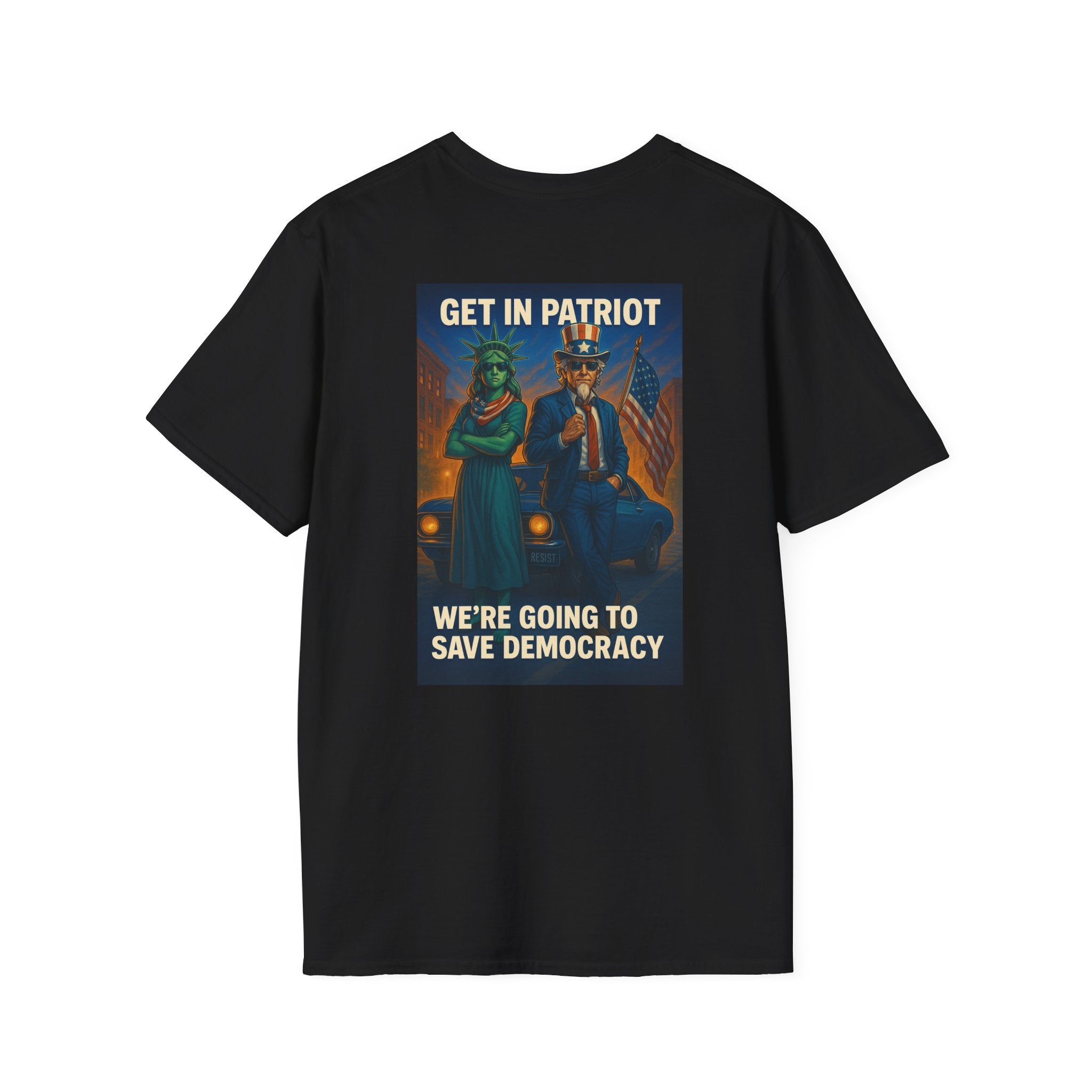 Patriotic Activism T-Shirt - Our Resistance Matters & Save Democracy Designs