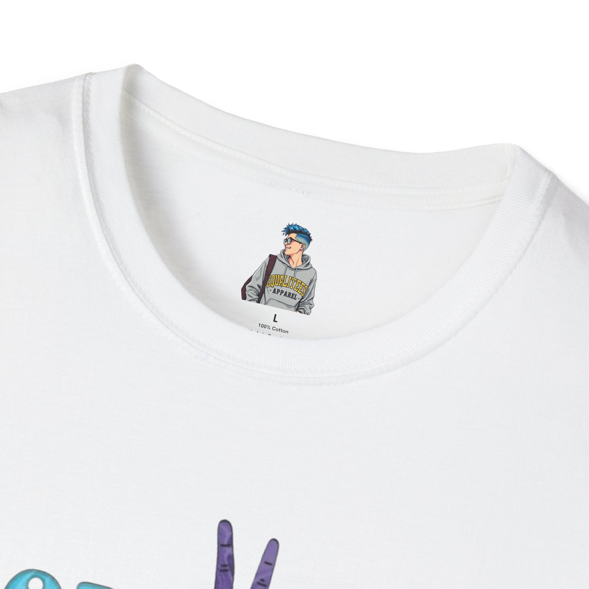 More Love Less Hate Unisex Softstyle T-Shirt