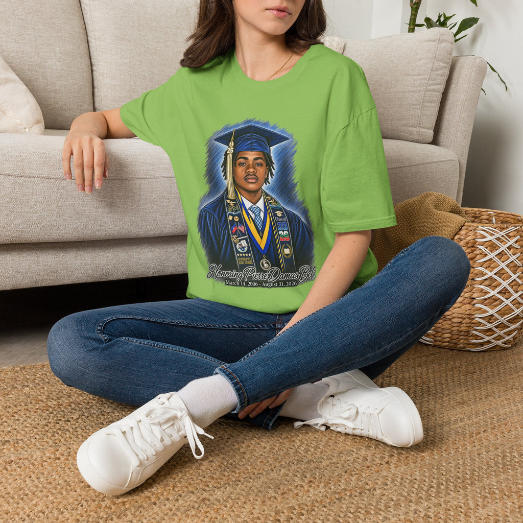 Portrait Front and Back - In Memory of Pierre Damas Bel T-Shirt