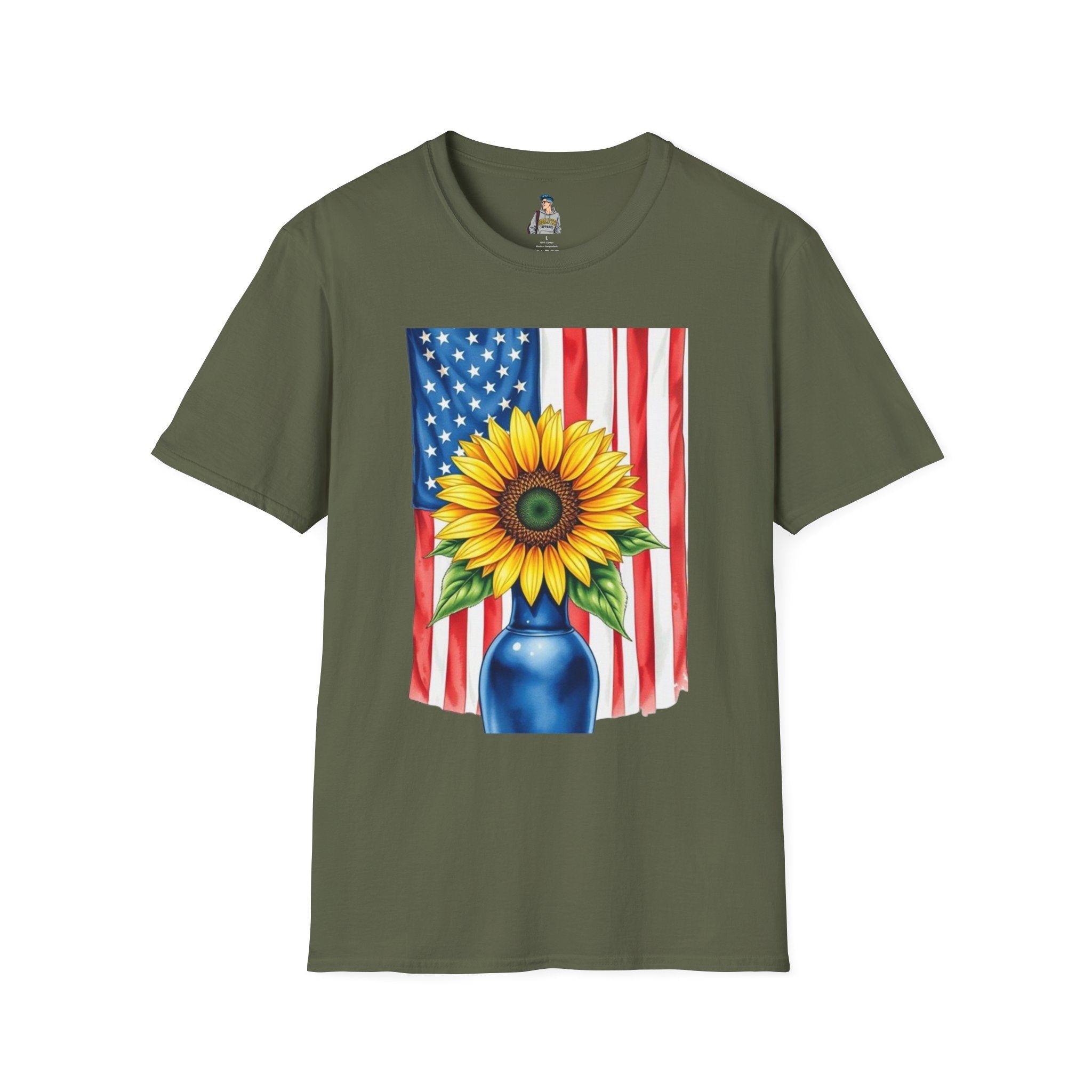 American Patriots Stand Behind Ukraine Unisex Softstyle T-Shirt