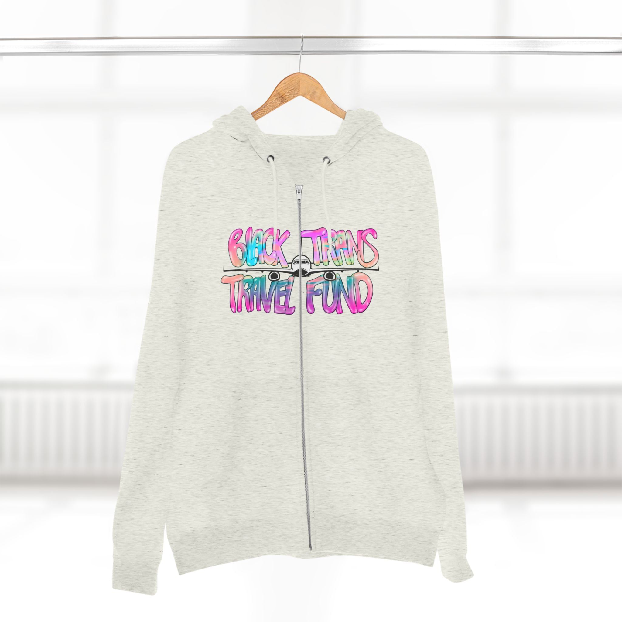 BTTF - Black Trans Travel Fund Unisex Zip-Up Hoodie