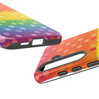 Rainbow Polka-Dot Tough Case for Android