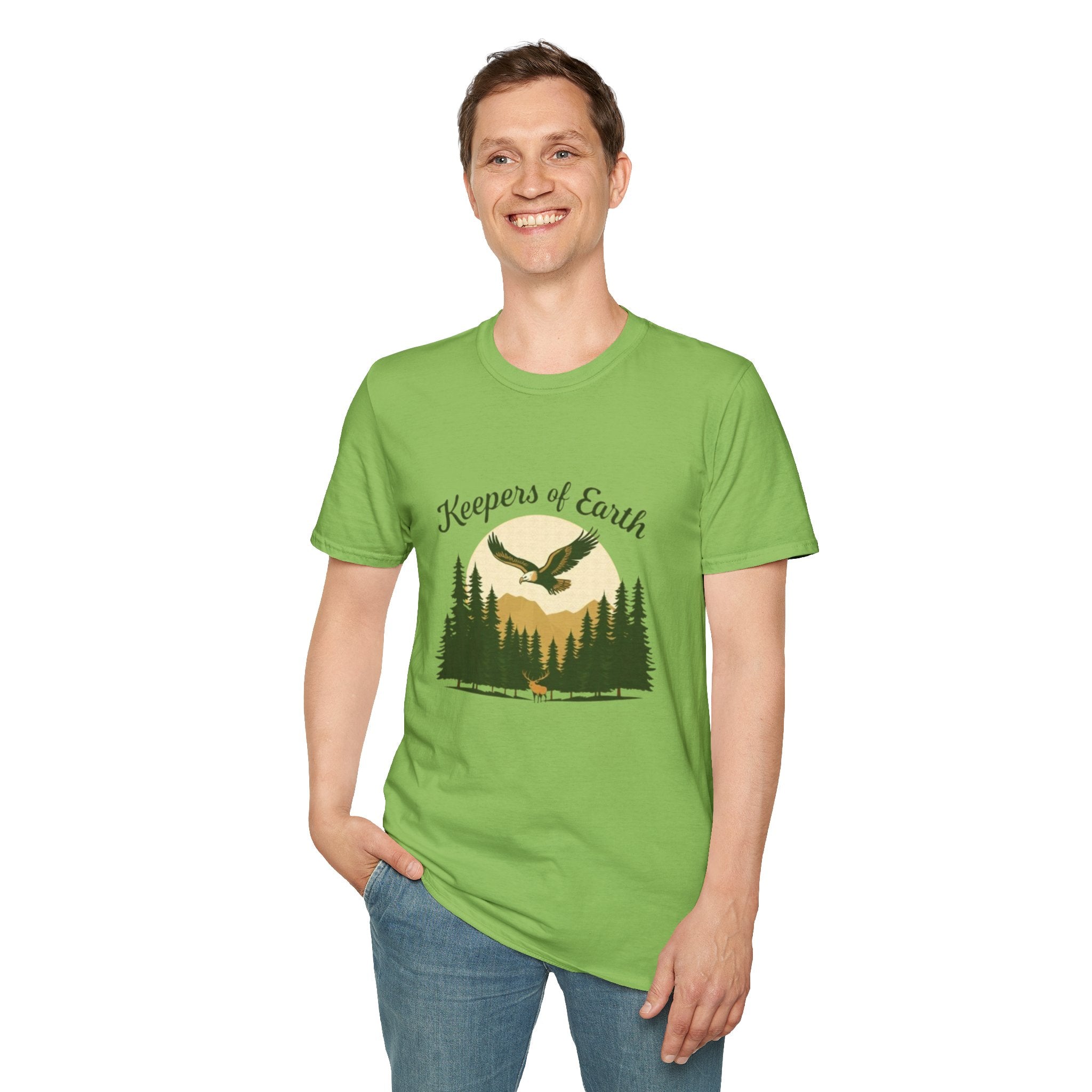 Keepers of the Earth Eagle and Elk T-shirt