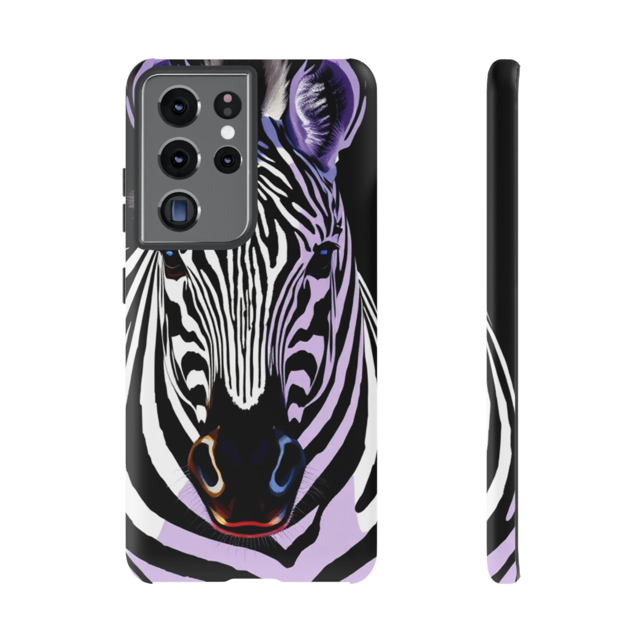 Android OR iPhone Compatible Cases - Zebra Design - Unique Tough Cases