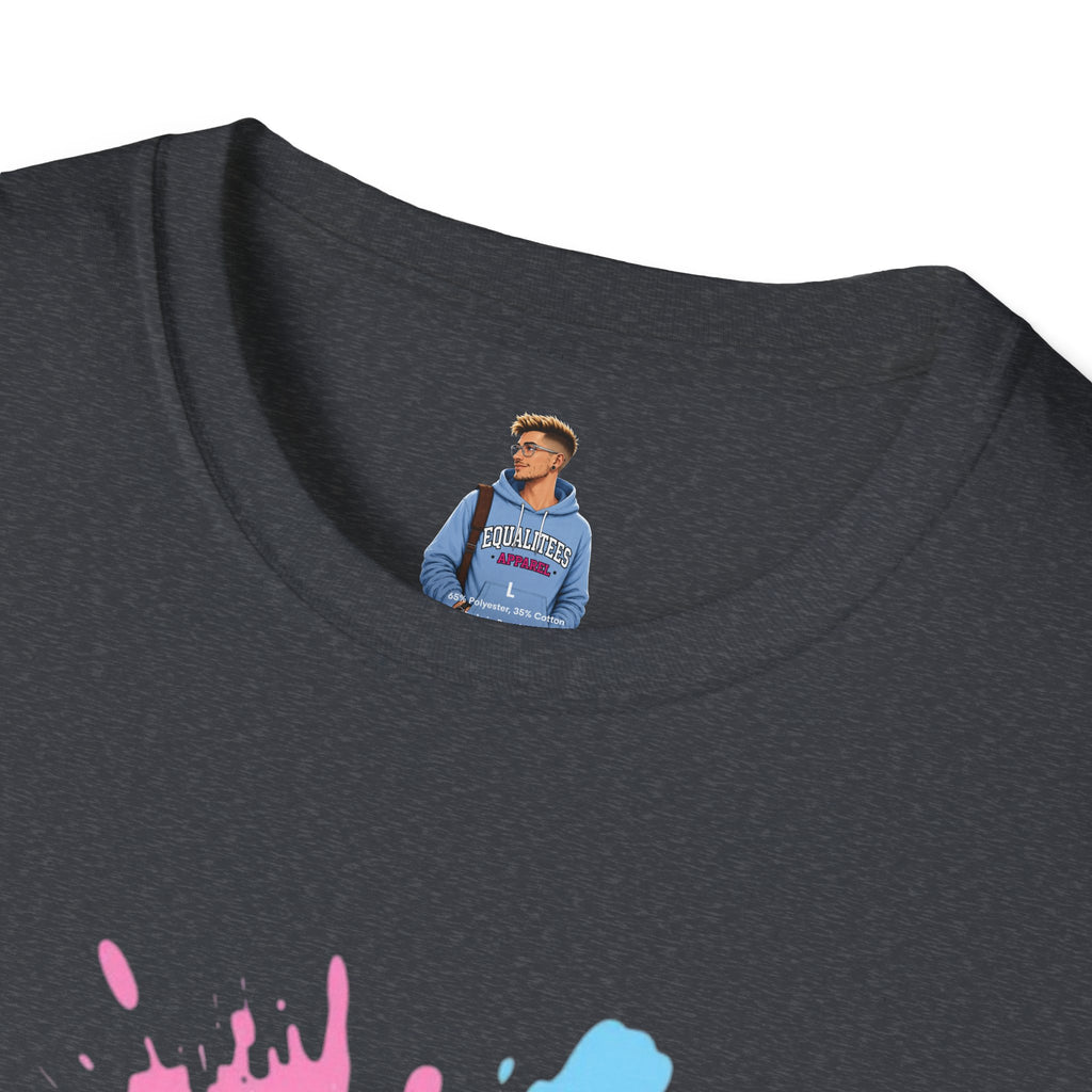 Protect Trans Kids Unisex Softstyle T-Shirt - Supportive LGBTQ+ Apparel