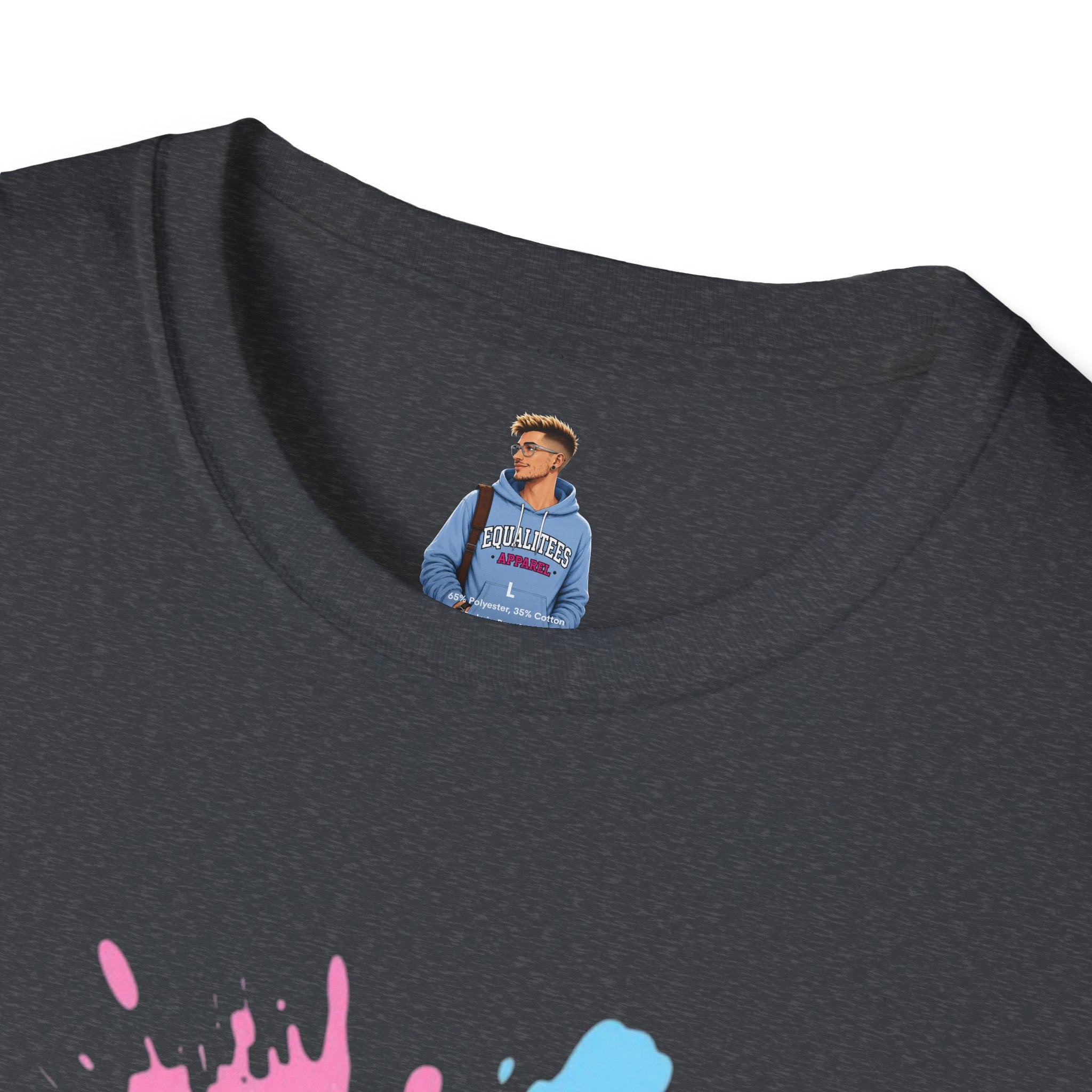 Protect Trans Kids Unisex Softstyle T-Shirt - Supportive LGBTQ+ Apparel