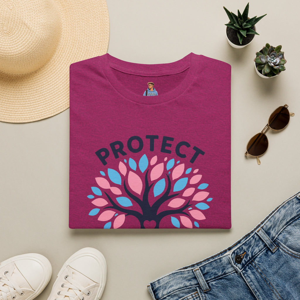 Protect Trans Kids Pride Tree Las Vegas T-Shirt