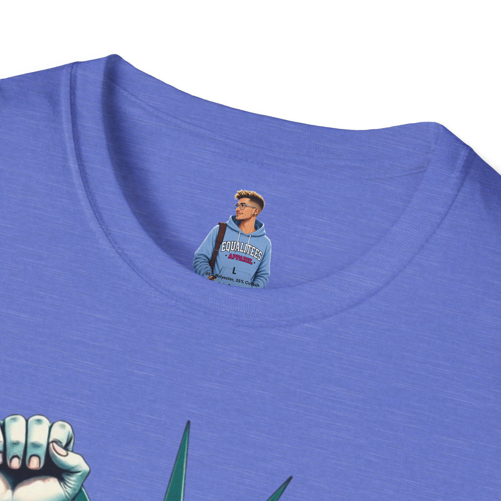 Resist - Patriotic Statue of Liberty T-Shirt - Unisex Softstyle Tee