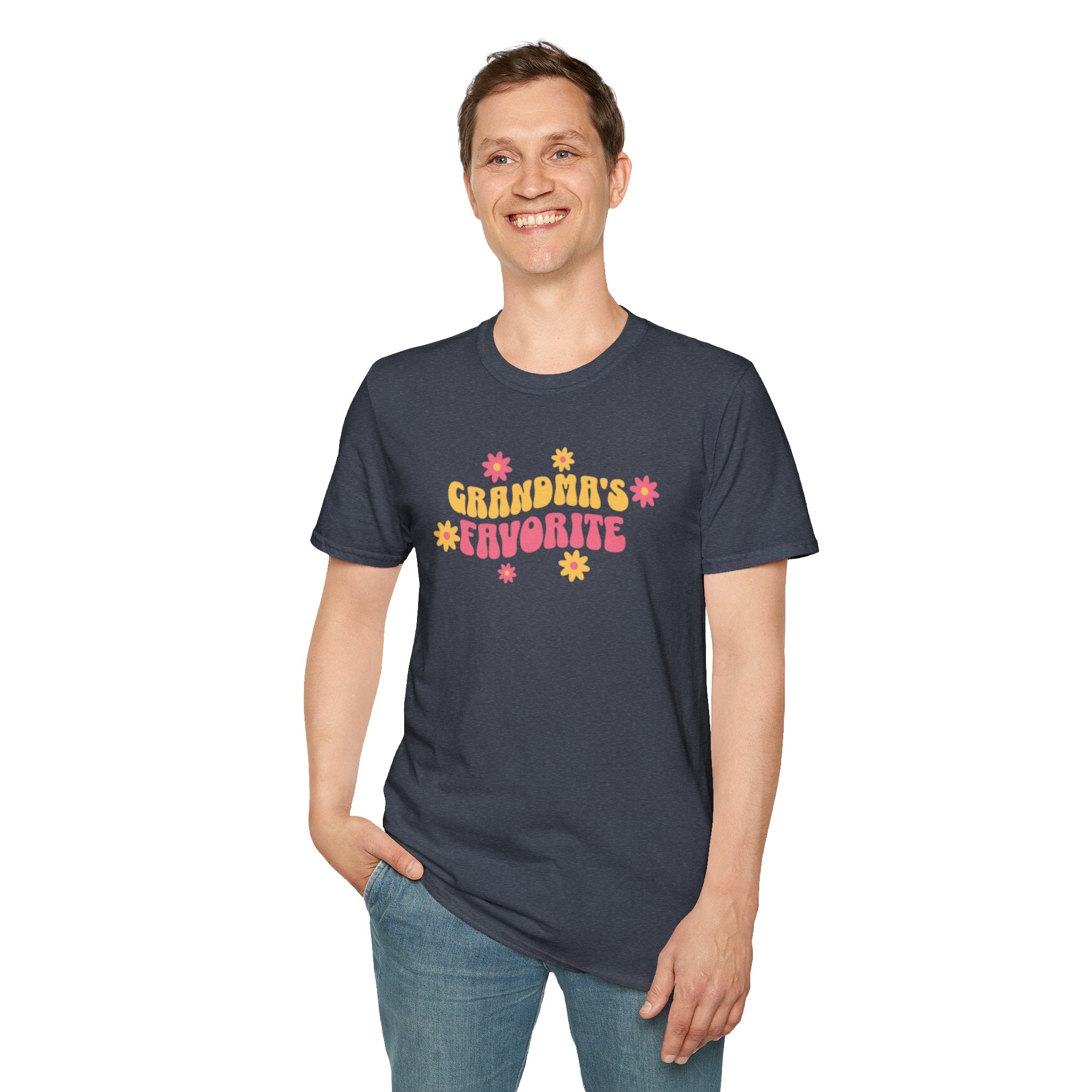Grandma's Favorite Unisex Softstyle T-Shirt - EqualiTees.Me