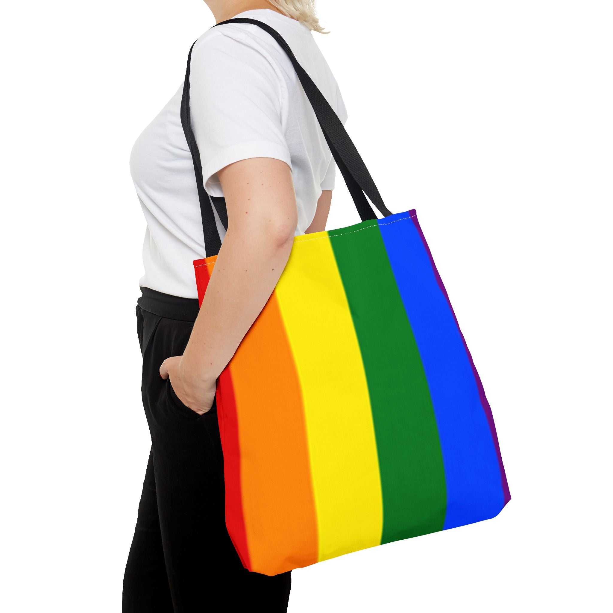 Rainbow Pride Flag Tote Bag