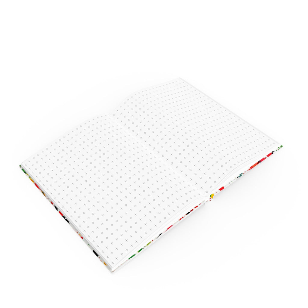 Heart with Pan-African Paint Design Hard Backed Journal - Perfect for Gifts, Journaling, and Celebrations