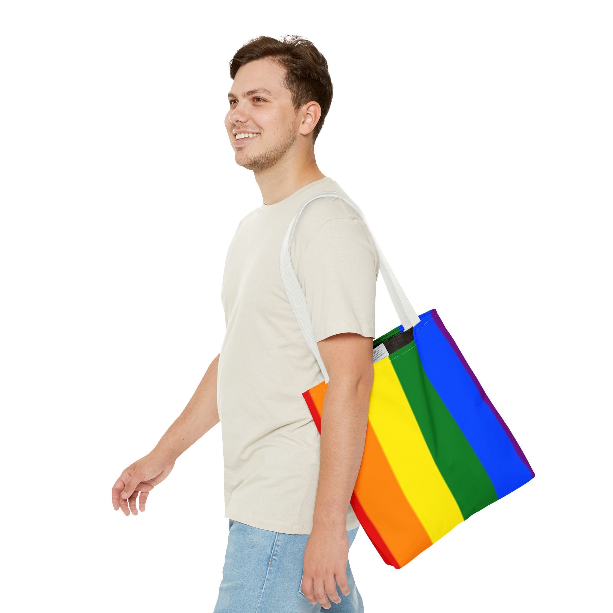 Rainbow Pride Flag Tote Bag