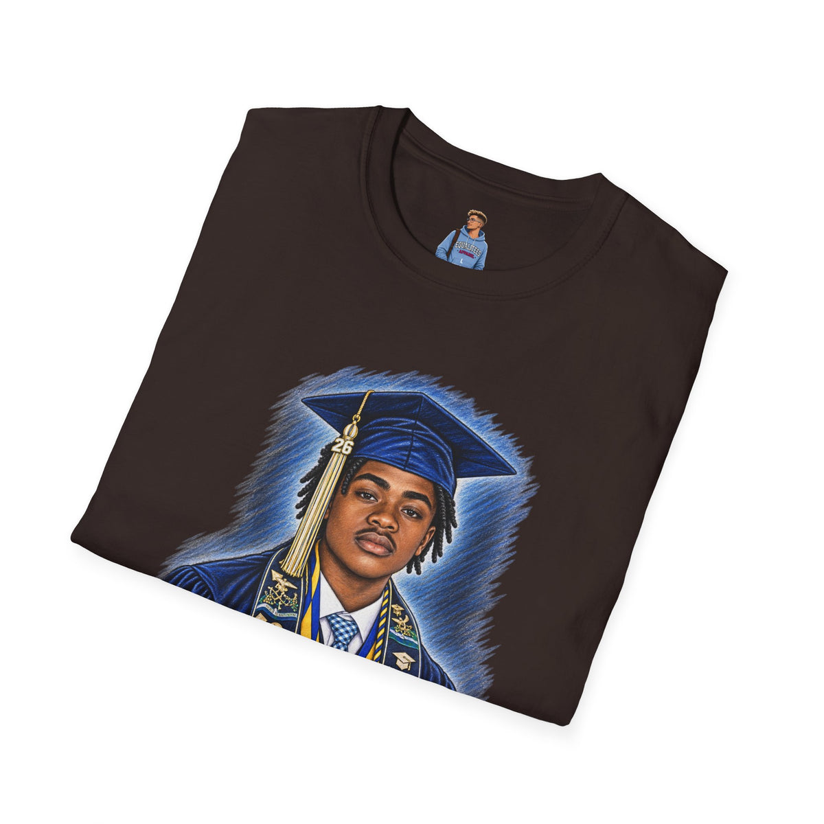 Portrait Front and Back - In Memory of Pierre Damas Bel T-Shirt