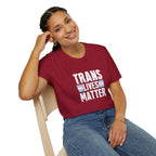 Trans Lives Matter Unisex Softstyle T-Shirt - Support LGBTQ+ Rights