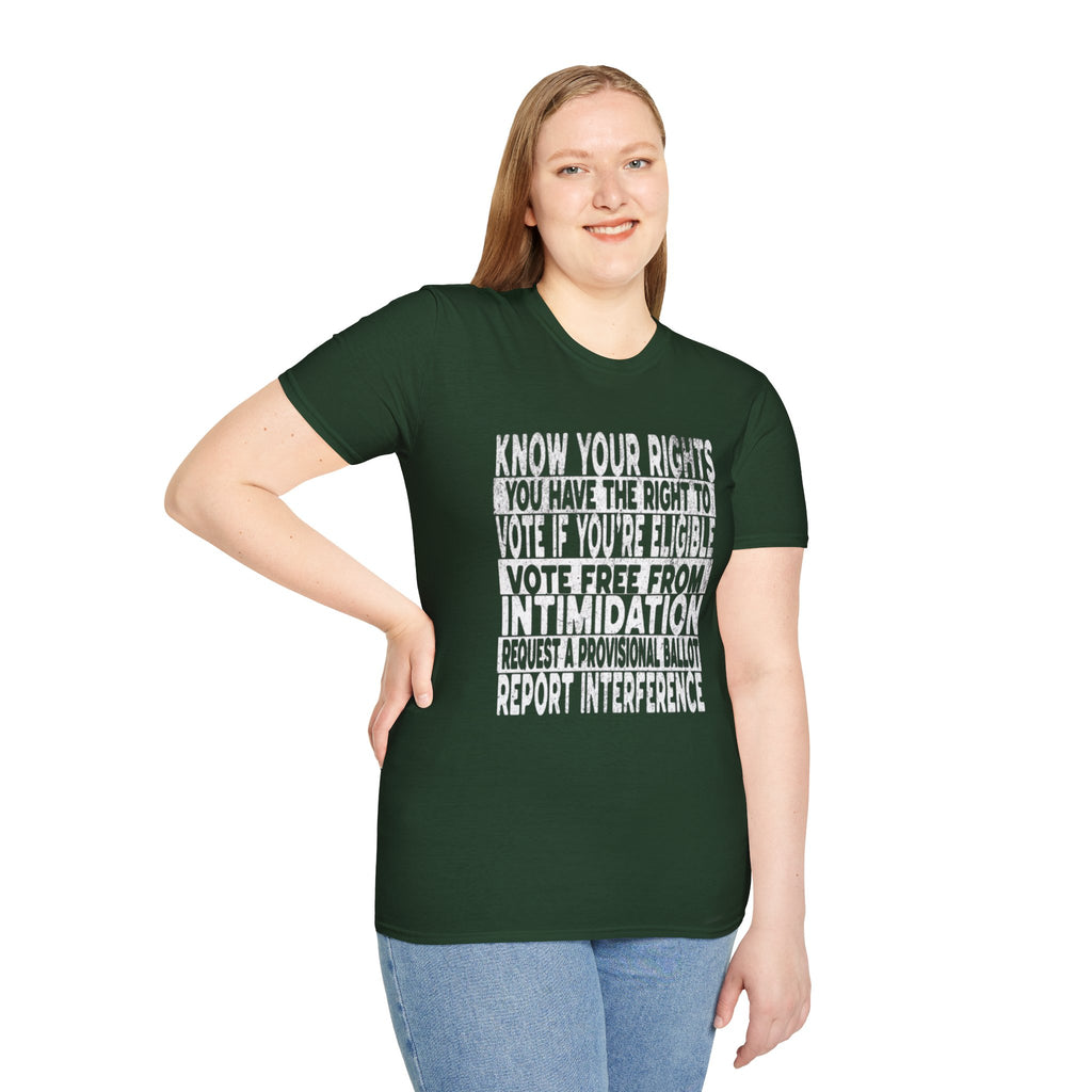 Know Your Voting Rights T-Shirt