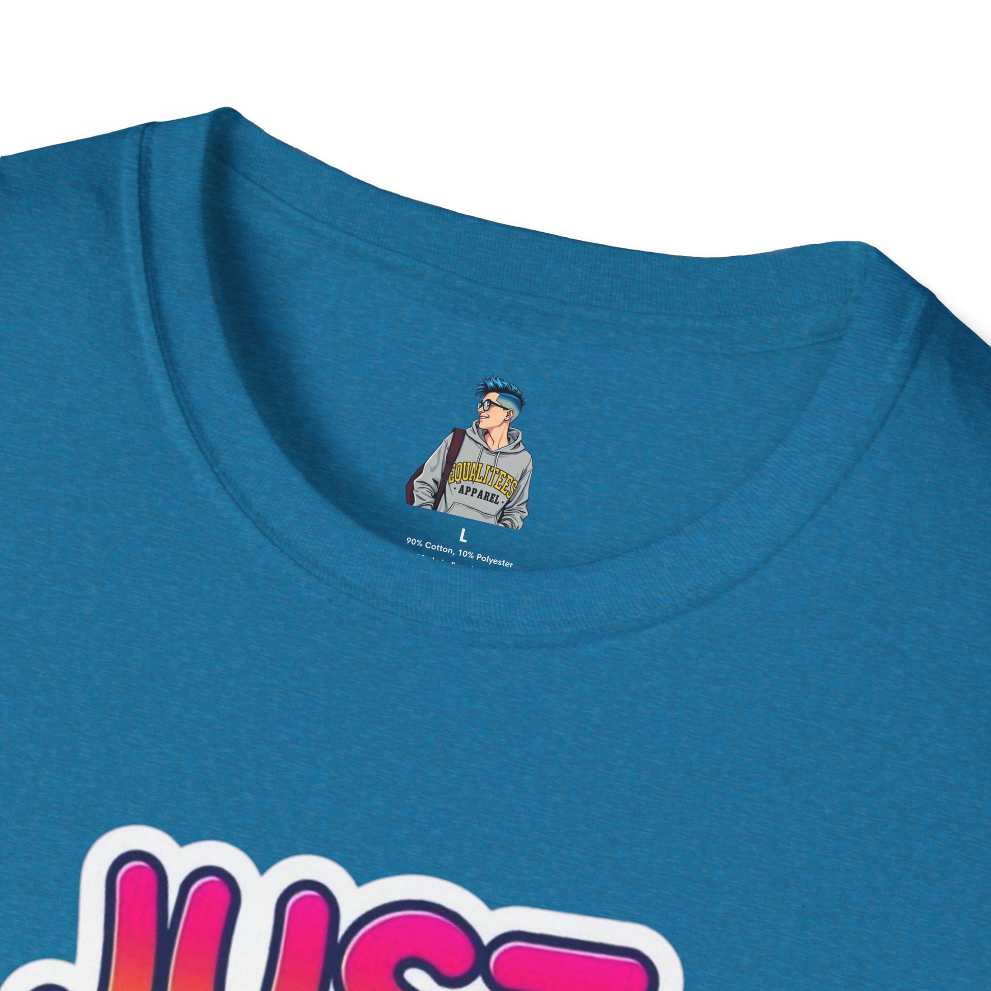 Just Love Unisex Softstyle T-Shirt | Perfect for Pride, Anniversaries, and Everyday Wear