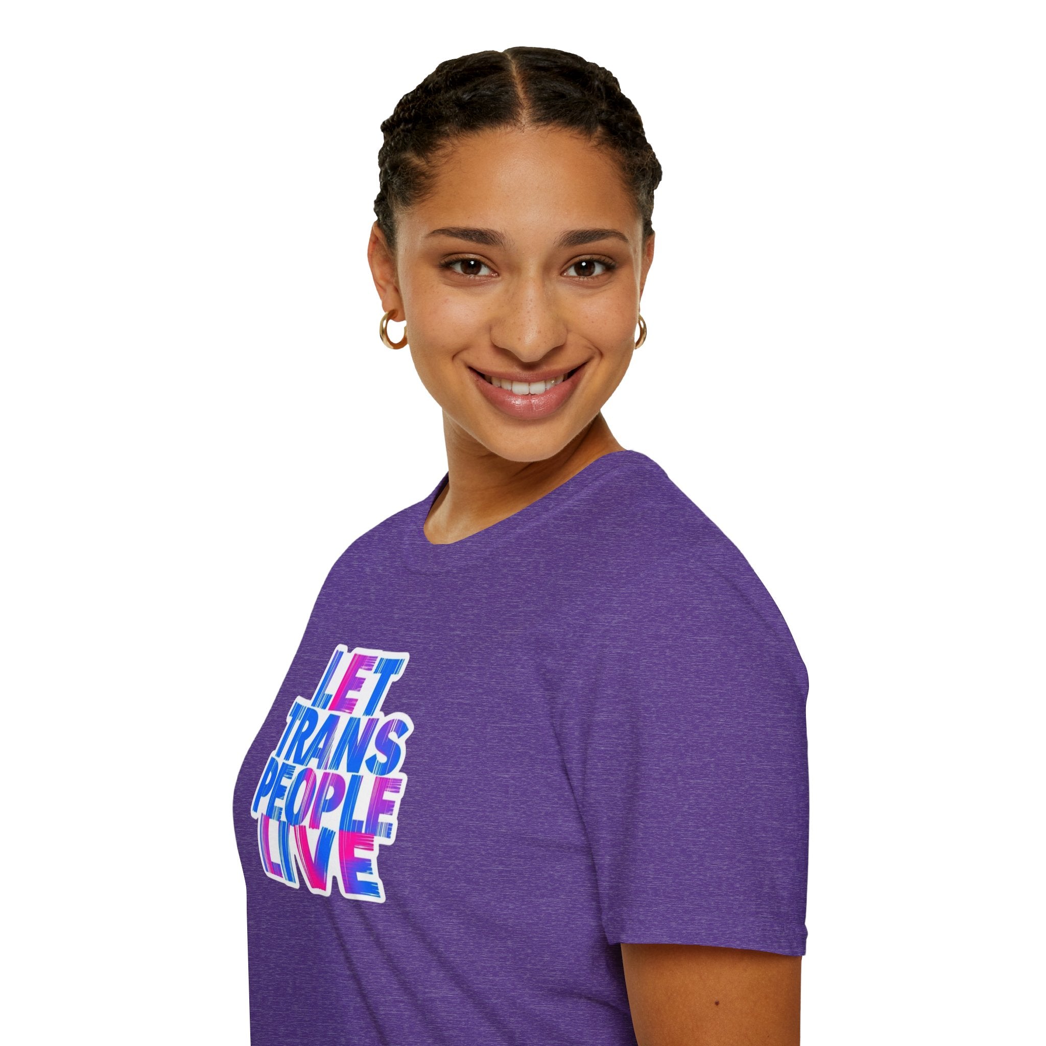 Let Trans People Live Unisex Softstyle T-Shirt
