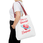 Love is a Universal Language Design - Tote Bag