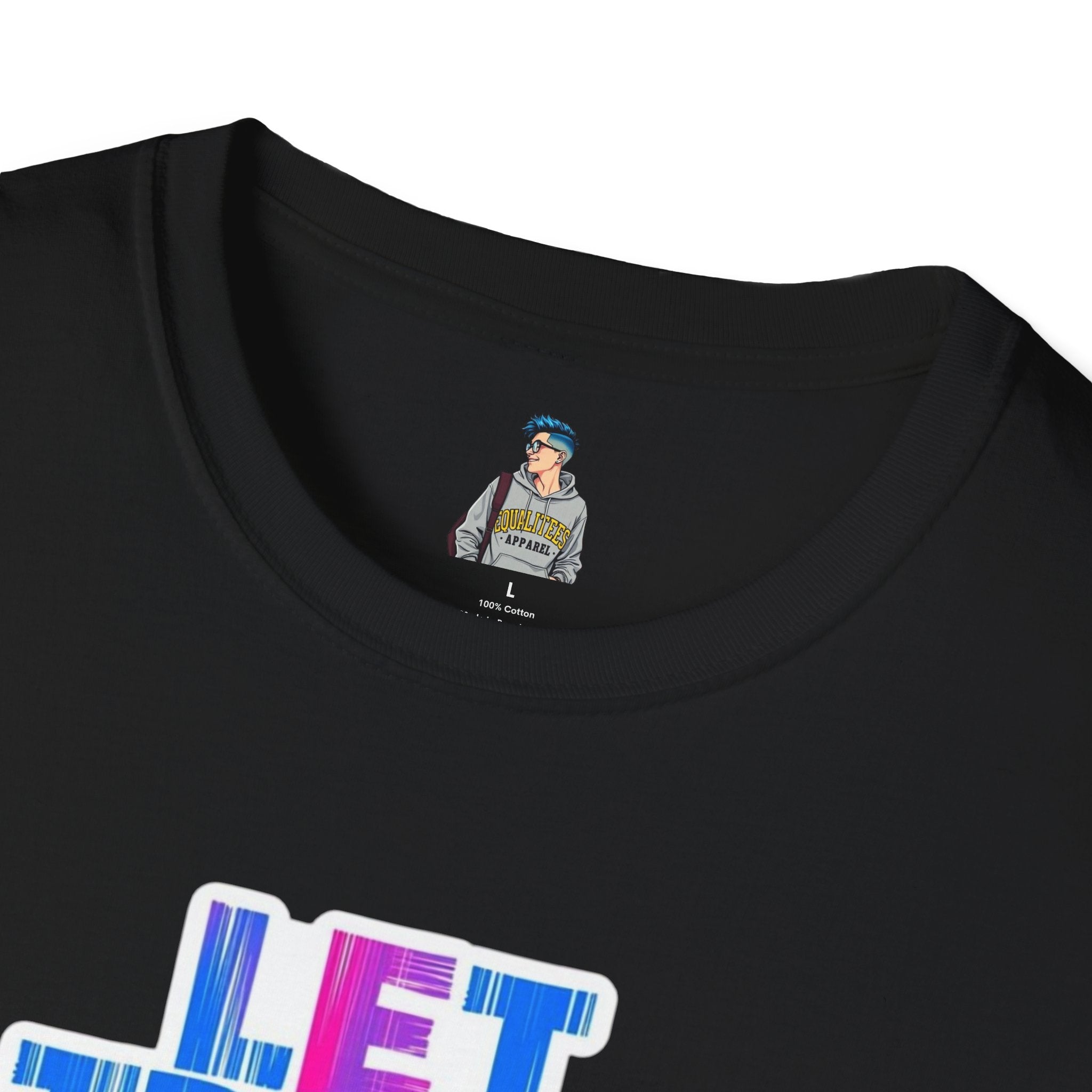 Let Trans People Live Unisex Softstyle T-Shirt - Supportive Statement Tee for LGBTQ+ Pride