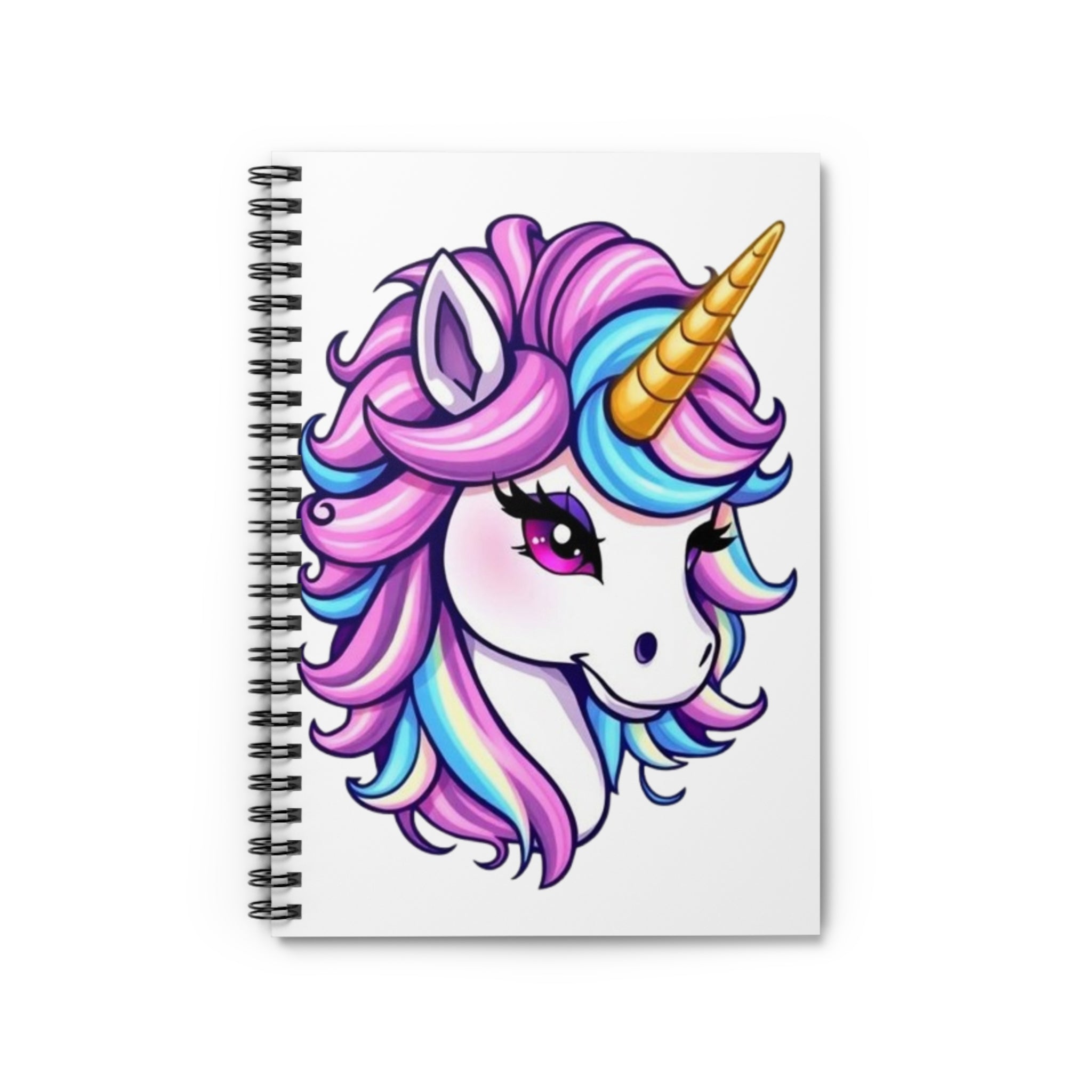 Magical Unicorn Spiral Notebook - Ruled Lines for Kids and Unicorn Lovers