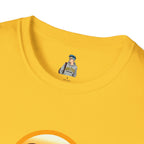 Unisex Softstyle T-Shirt with Eye Roll Emoji | Casual Graphic Tee for Everyday Humor