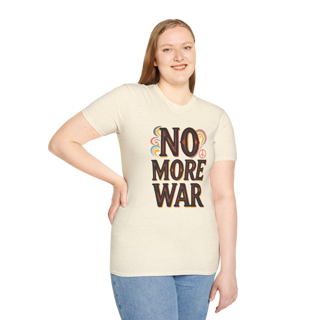 No More War Peace T-Shirt — Retro Anti-War Graphic Tee