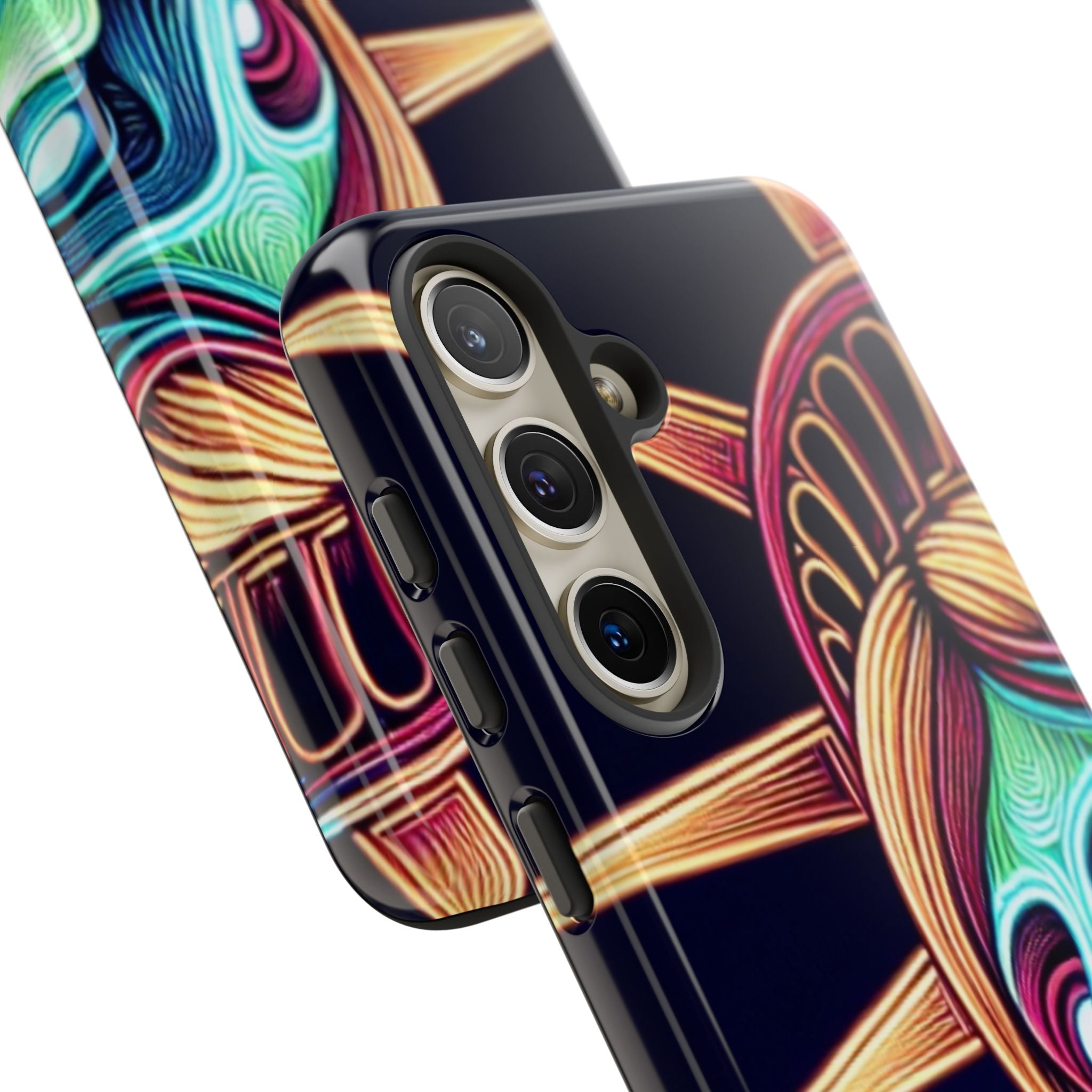 Statue of Liberty Neon Glowing Art Tough Case for Android & iPhone