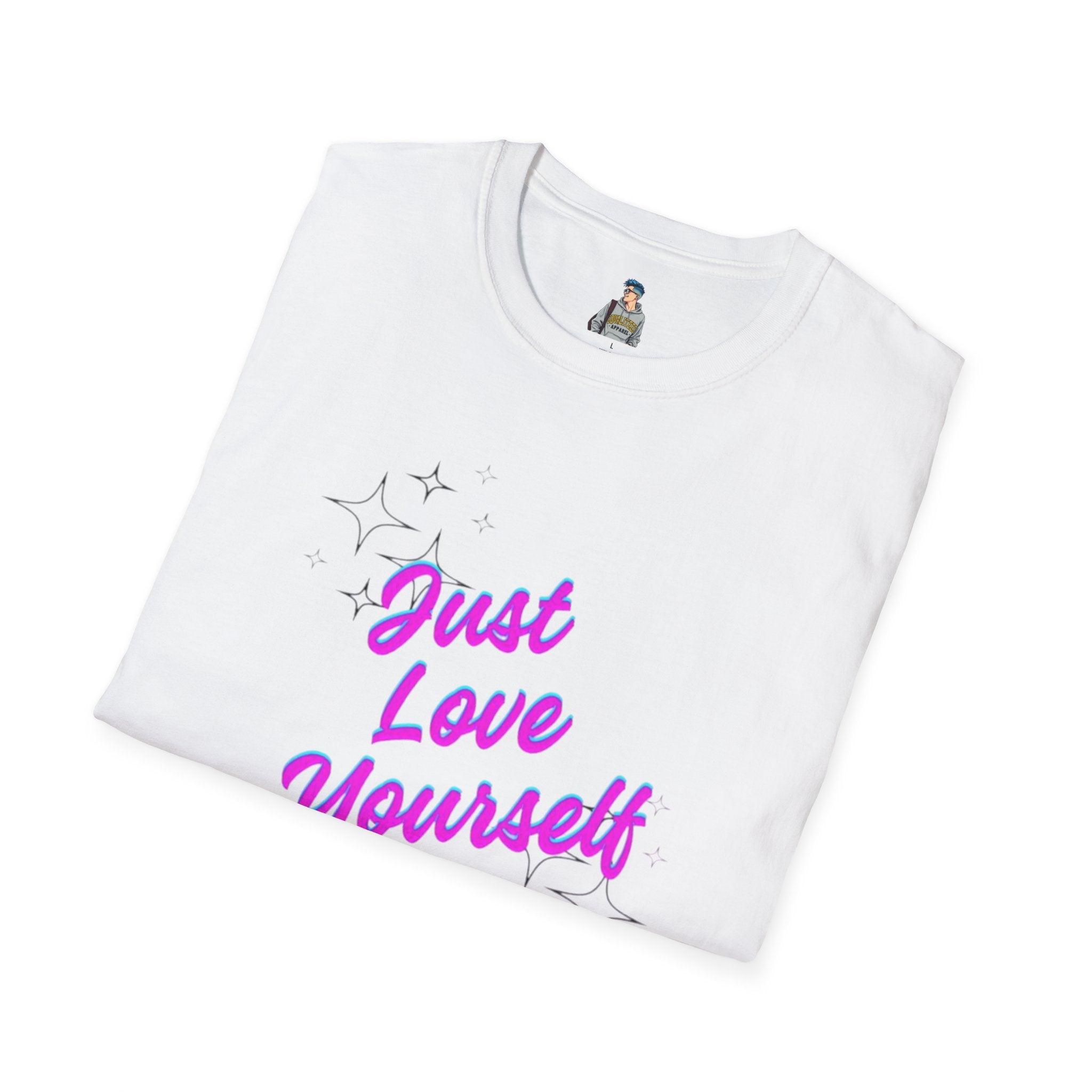 Just Love Yourself Unisex Softstyle T-Shirt - Motivational Tee for Self-Love