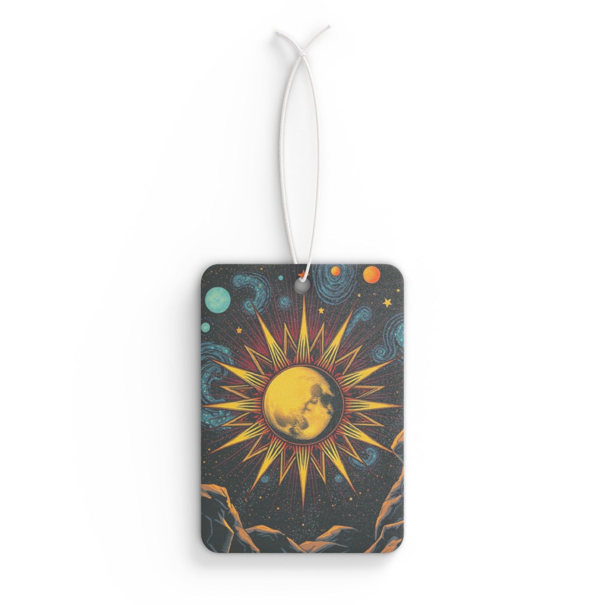 Sun and Moon Cosmic Car Air Freshener - Eclectic and Aromatic