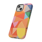 Colorful Geometric Tough Phone Case for iPhone