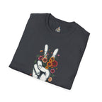Grow Peace Unisex Softstyle T-Shirt - Boho Inspiration, Perfect for Festivals and Everyday Wear