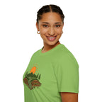 Mountain Scene Unisex Softstyle T-shirt