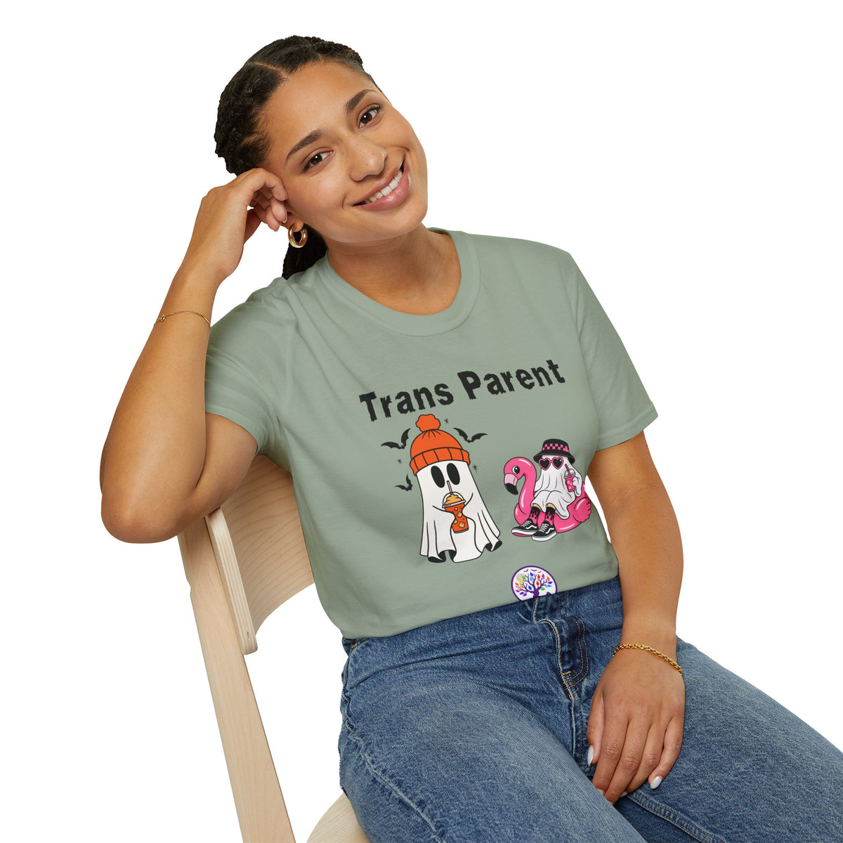 Trans Parent 6 Halloween Pride Tree Las Vegas T-Shirt