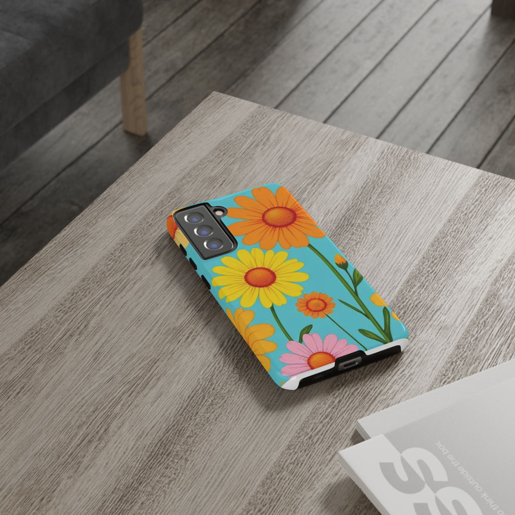 Floral Daisy Tough Case for Android