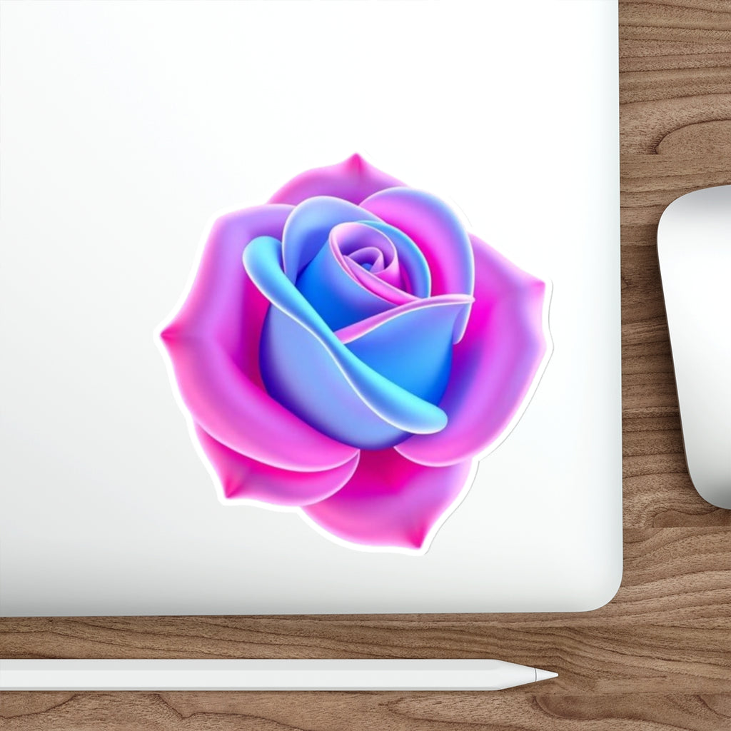 Die-Cut Stickers - Rose - Trans Colors