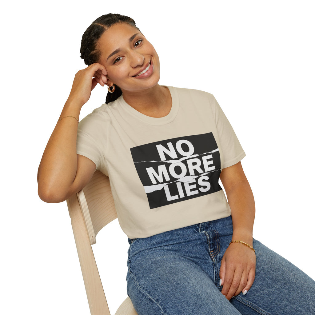 No More Lies T-Shirt — Bold Protest Graphic Tee