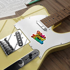 Die-Cut Stickers -  Make Good Trouble-Rainbow Text