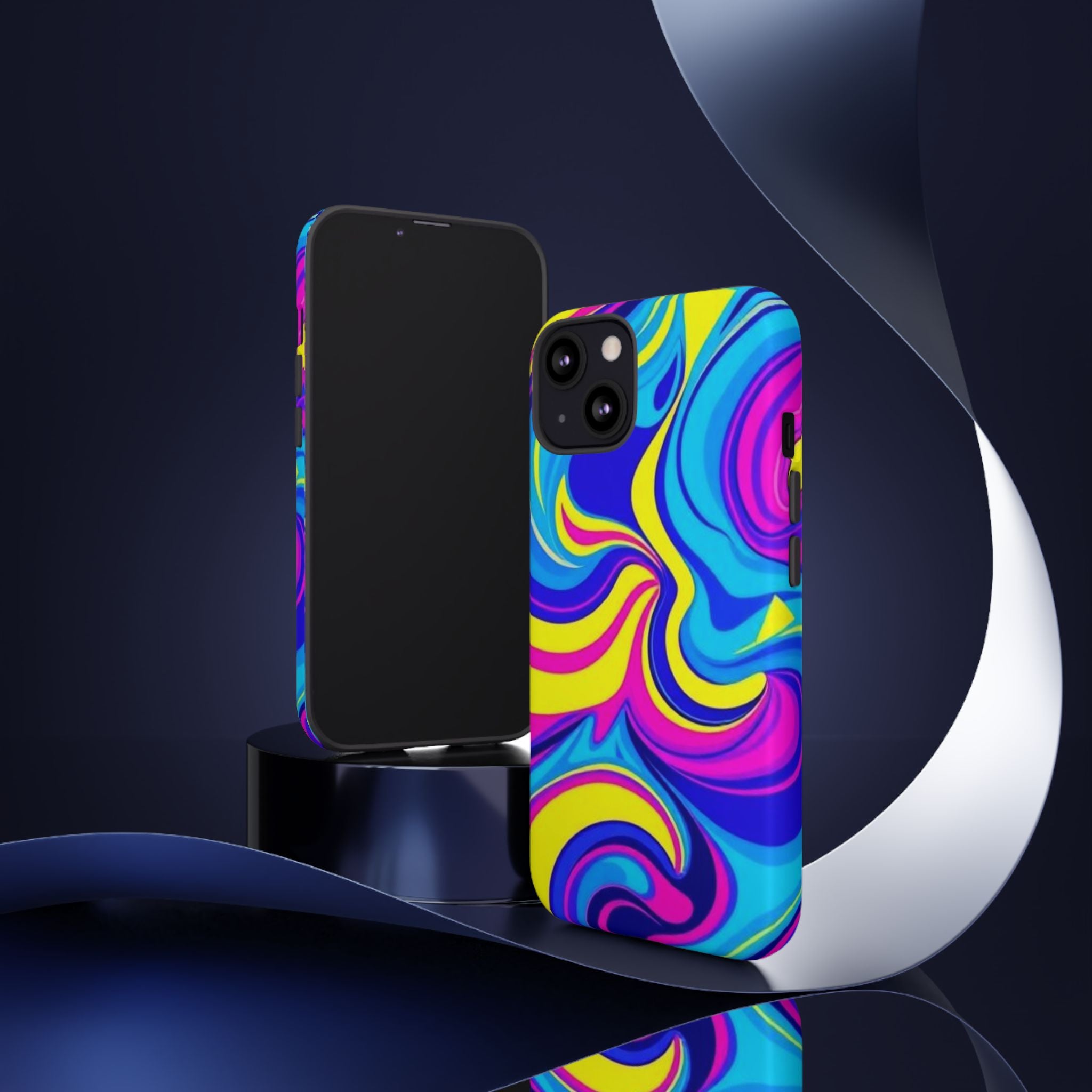 Psychedelic Swirl Tough Phone Case for iPhone