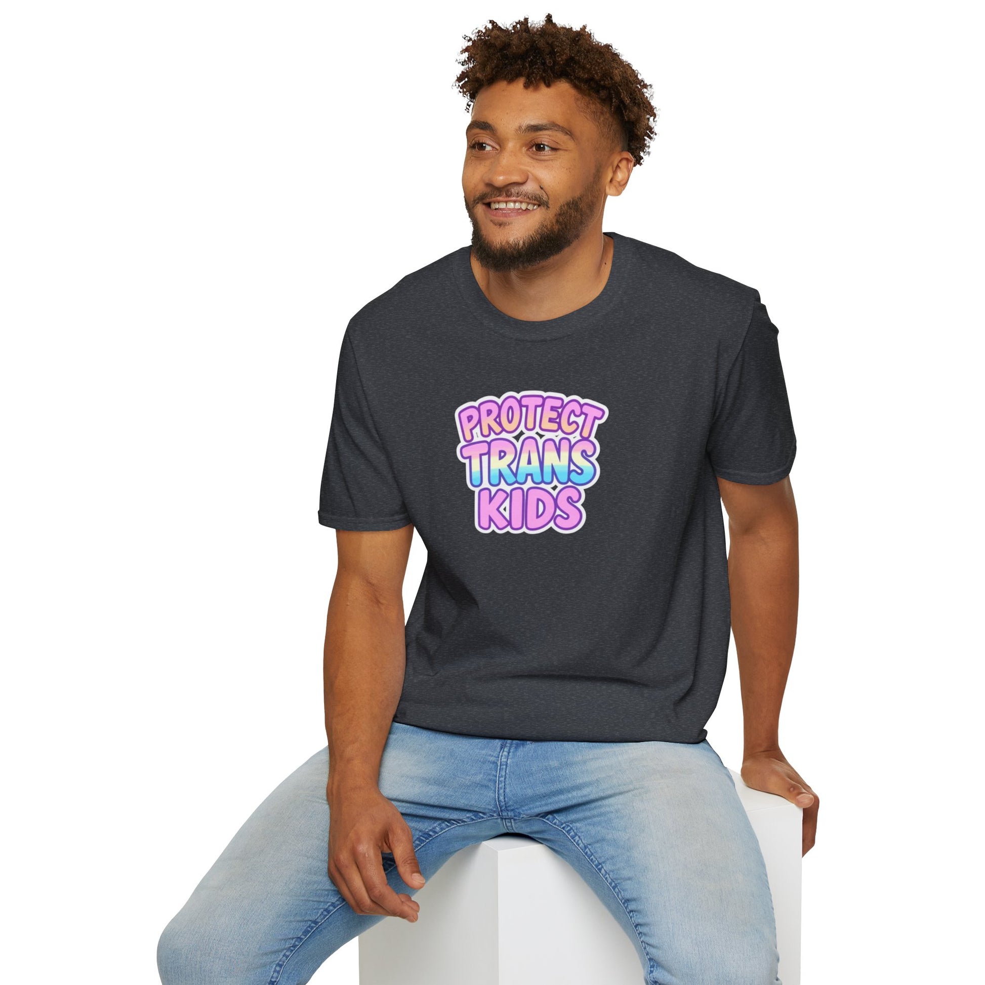 Unisex Softstyle T-Shirt - Protect Trans Kids Tee